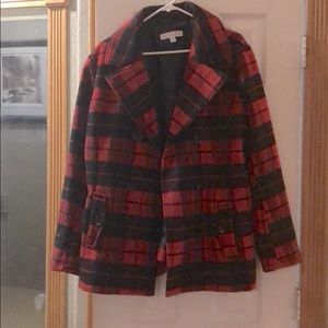 Plaid fall/winter coat
